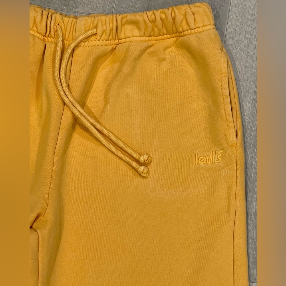 Levi’s Gold Tab Golden Orange Yellow Jogger Sweatpants 100% Cotton Size XS - Picture 4 of 11